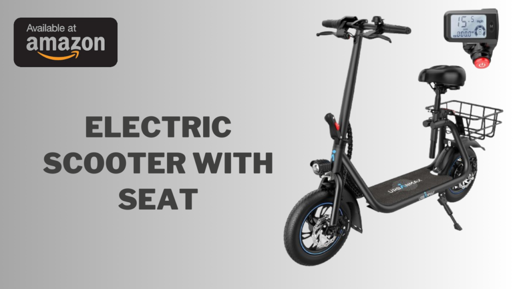 Electric Scooter With Seat