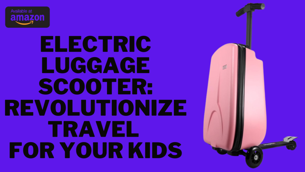 Electric luggage scooter