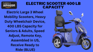 Electric Scooter 400 lb Capacity