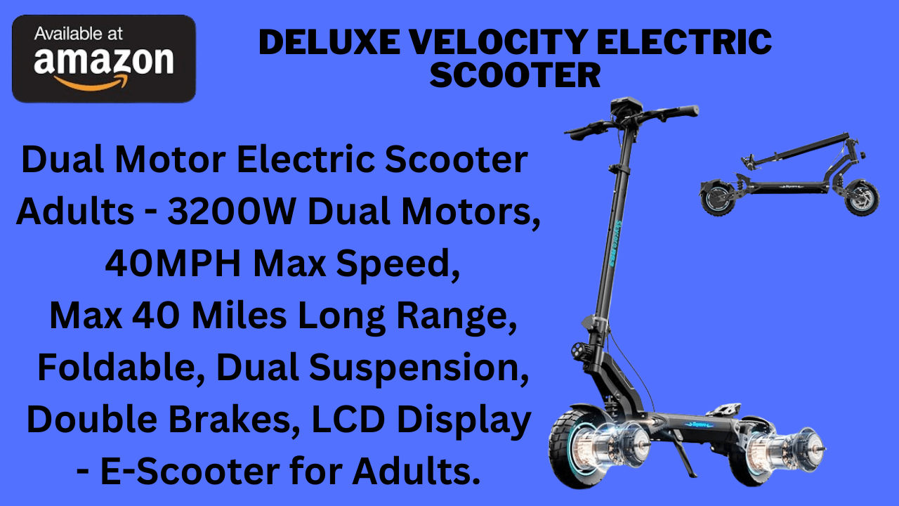 Deluxe Velocity Electric Scooter